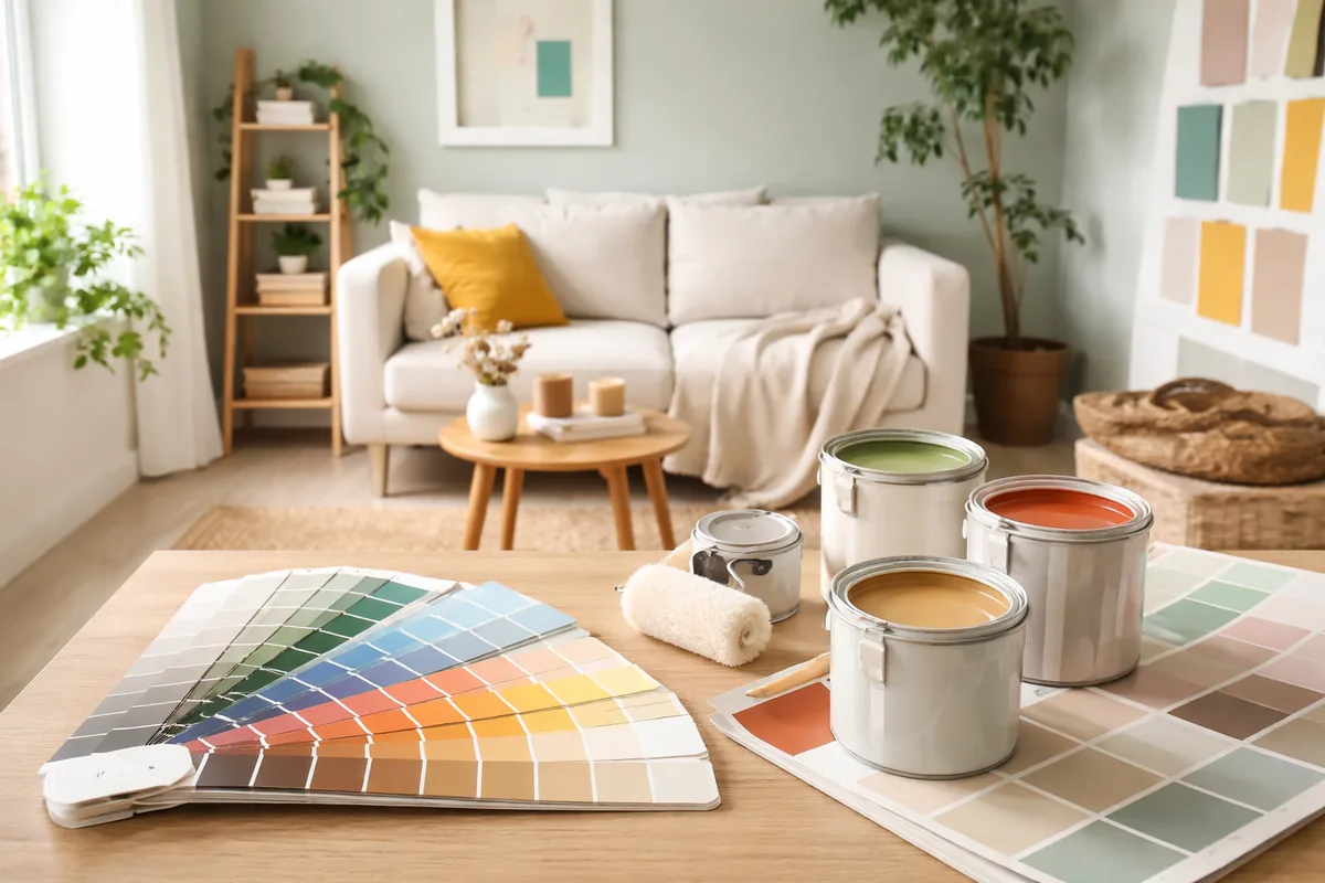 Comment choisir des couleurs de peinture pour un petit espace