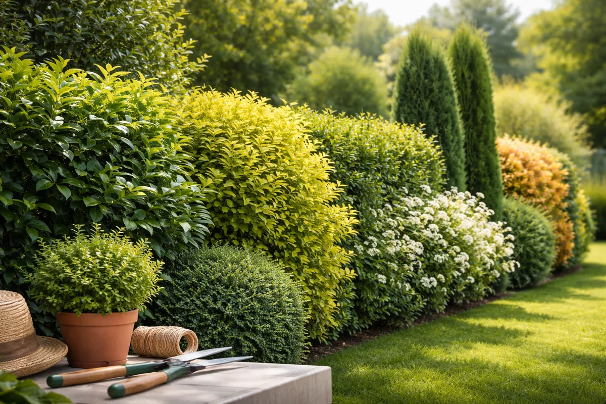 Comment choisir les plantes pour une haie efficace et esthétique