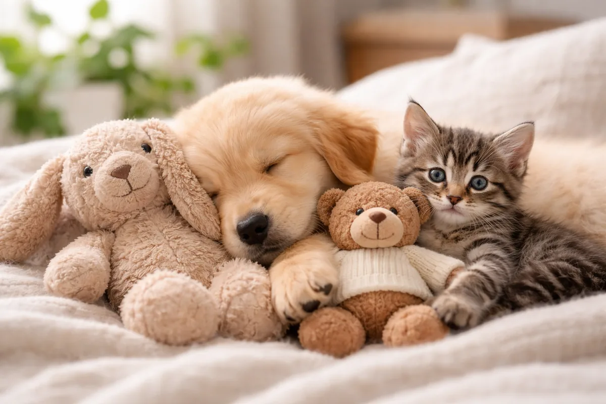 Optimiser le bien-être de vos animaux à l'aide de l'art du doudou