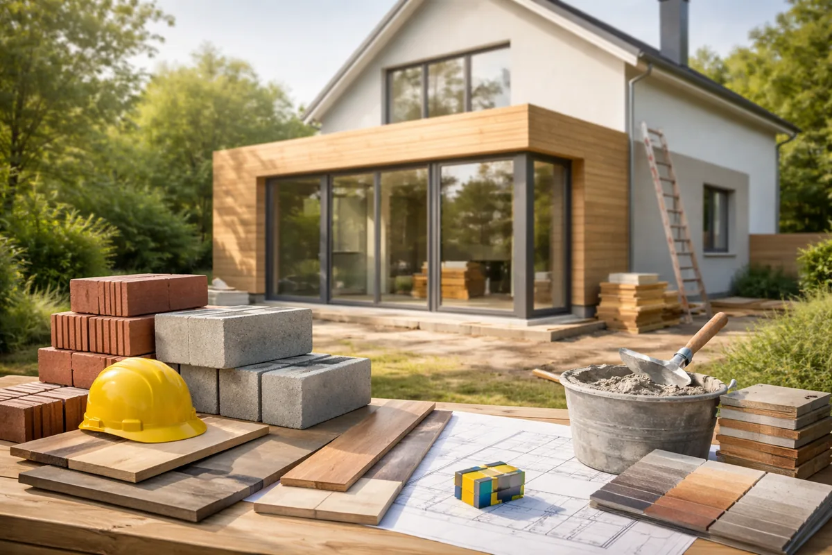 Comment bien choisir ses matériaux pour une extension de maison