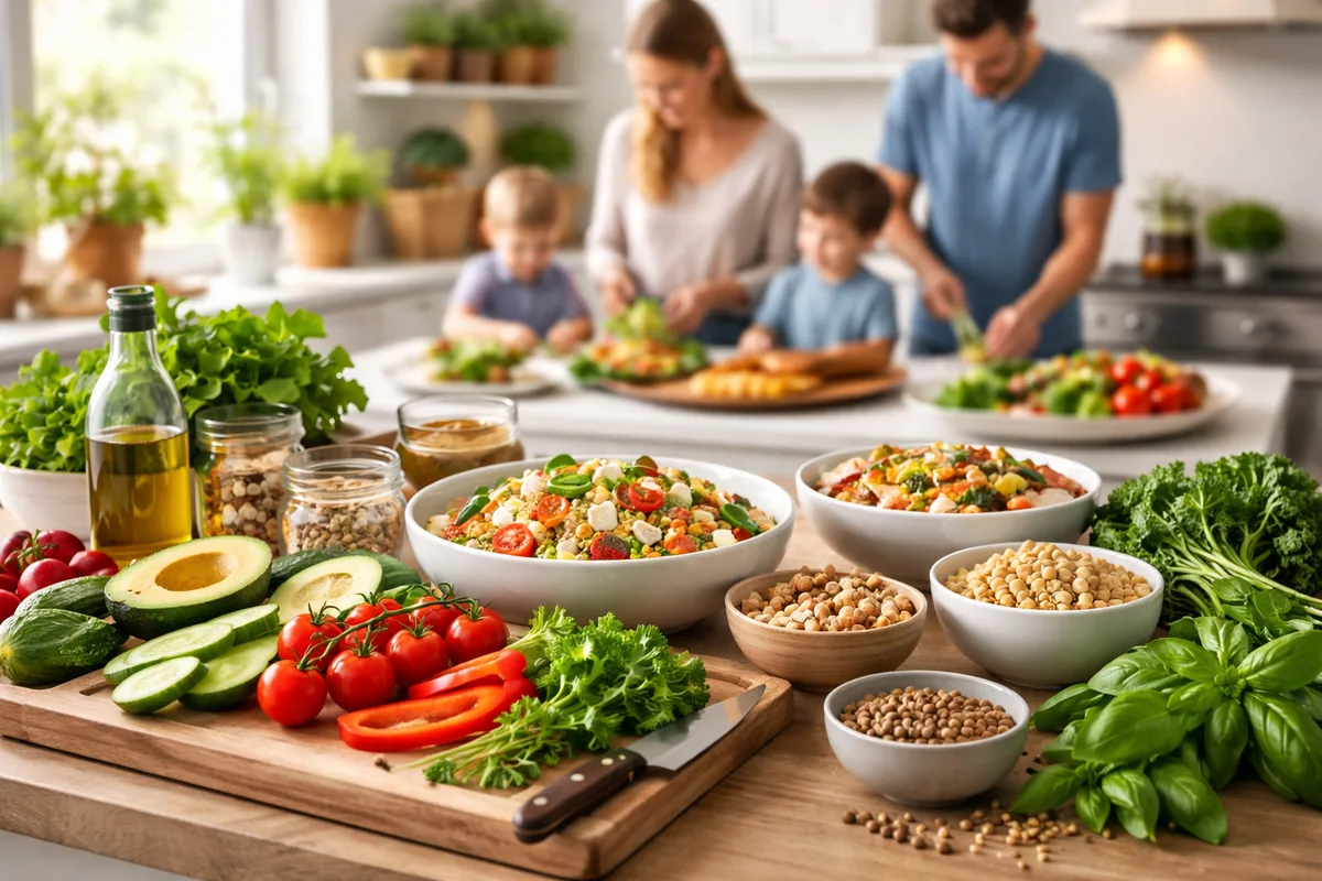 Comment préparer des recettes saines pour toute la famille avec des ingrédients de qualité